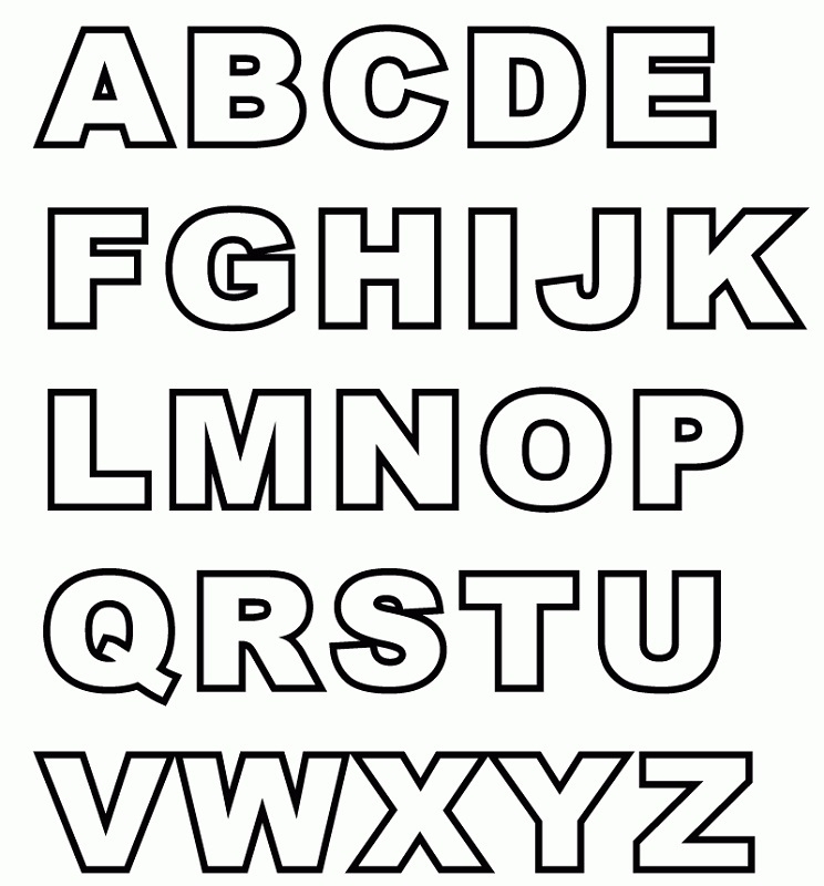 Alphabet Printable Letters Free Printable Alphabet Letters