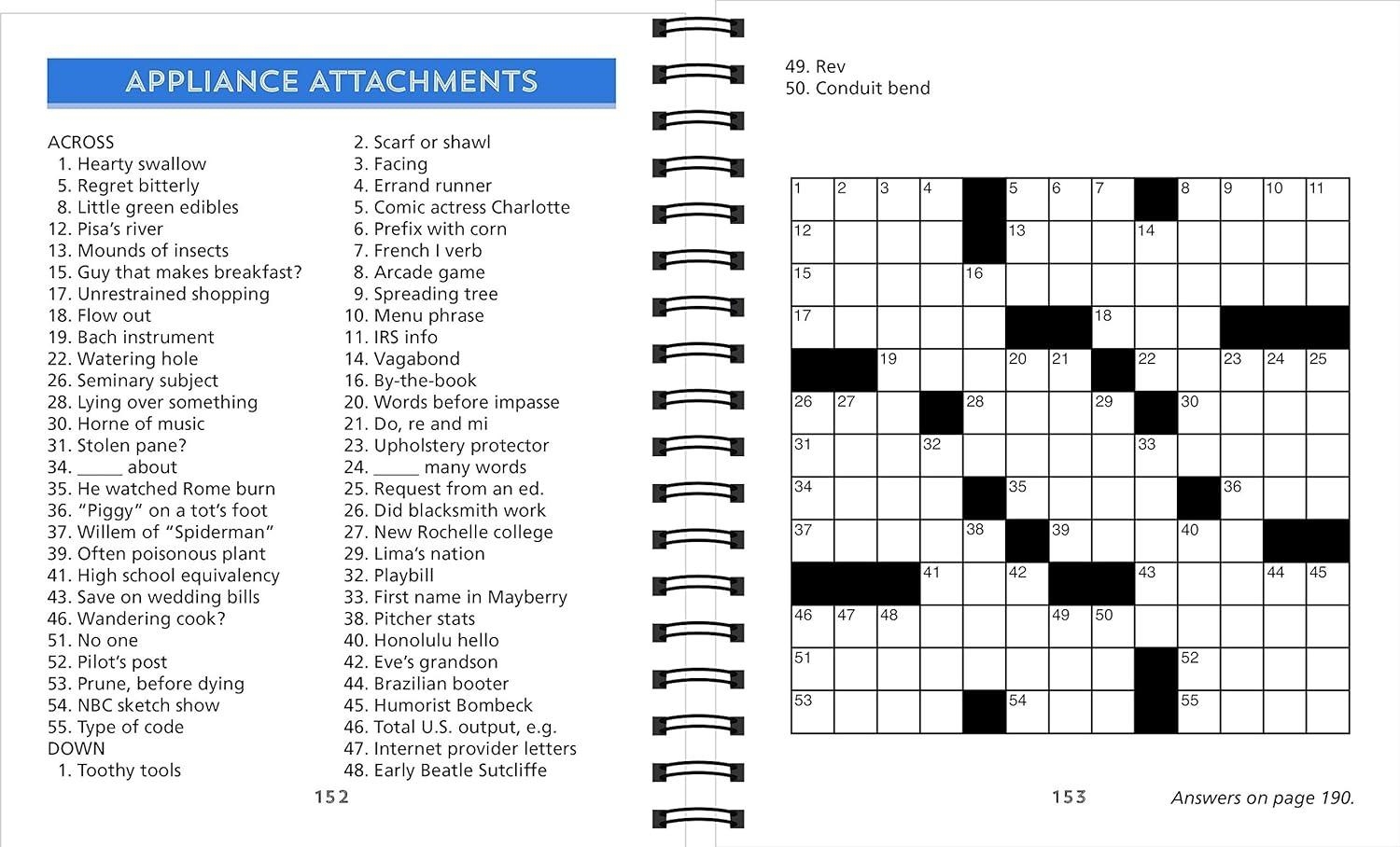 Brain Games Large Print Crossword Puzzles By Gift Solutions Puzzle 