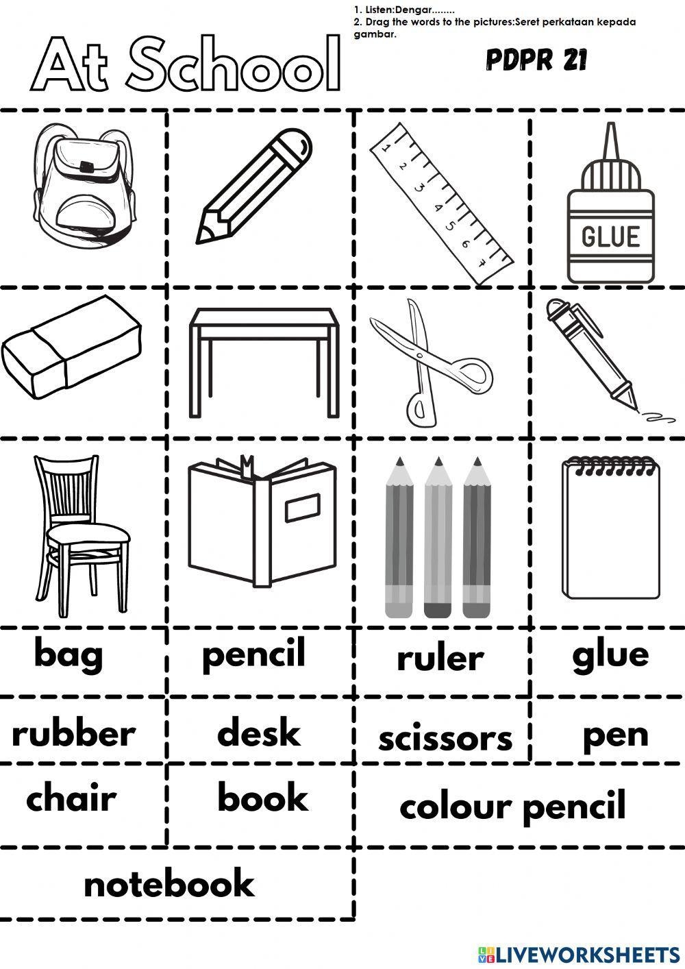 English Worksheet Year 1 PDF Worksheets Library