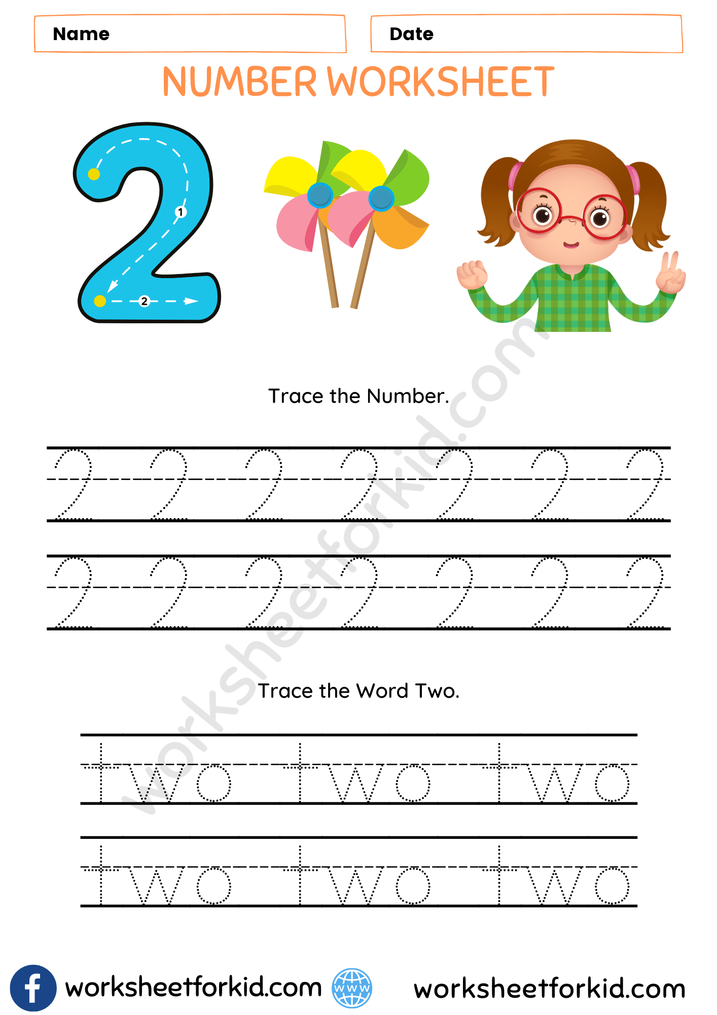 Number WorksheetForKid