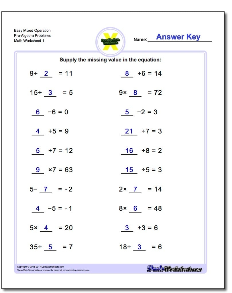 Pre Algebra