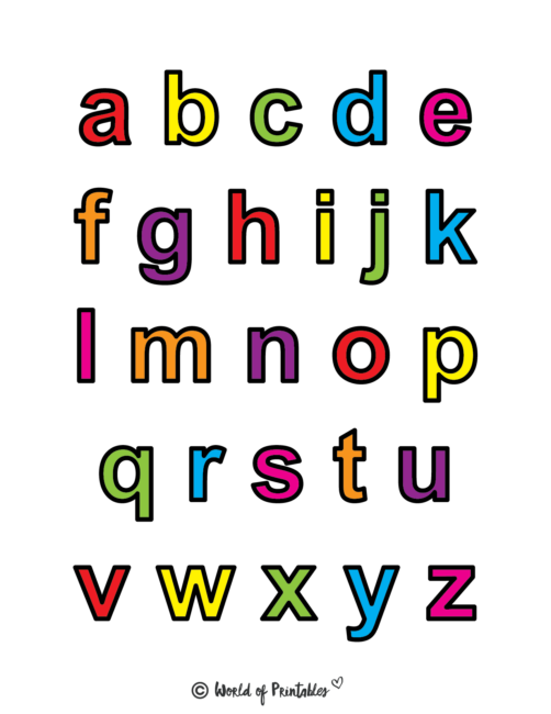 Printable Letters Alphabet Letters World Of Printables 60 OFF