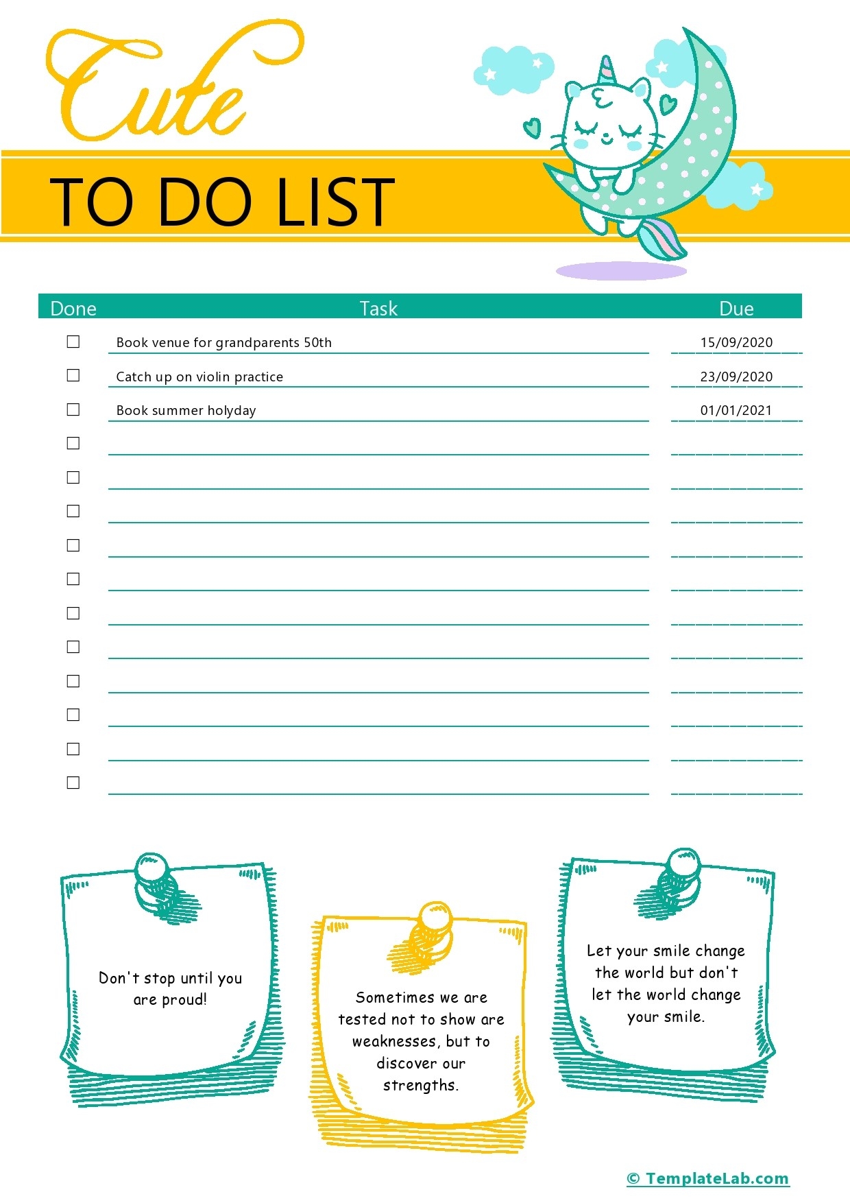 27 Printable To Do List U0026 Checklist Templates Excel Word PDF 