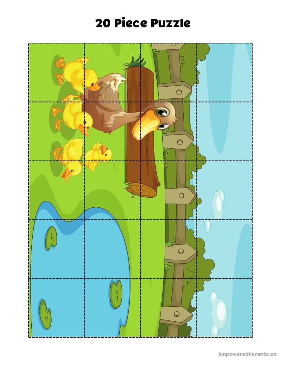 28 Printable Puzzles For Toddlers And Preschoolers PDF