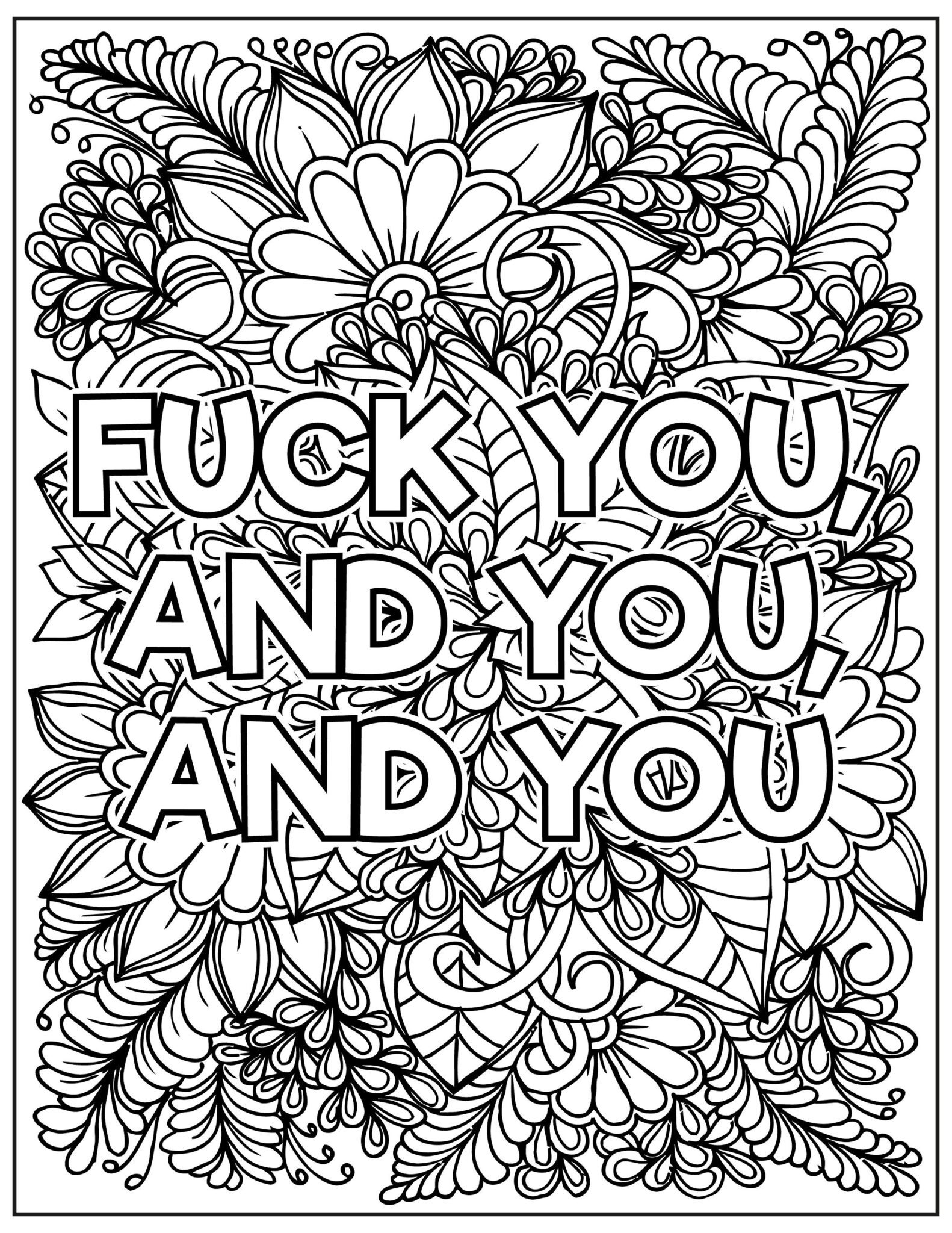Curse Word Coloring Book Printable Free Printable Worksheets
