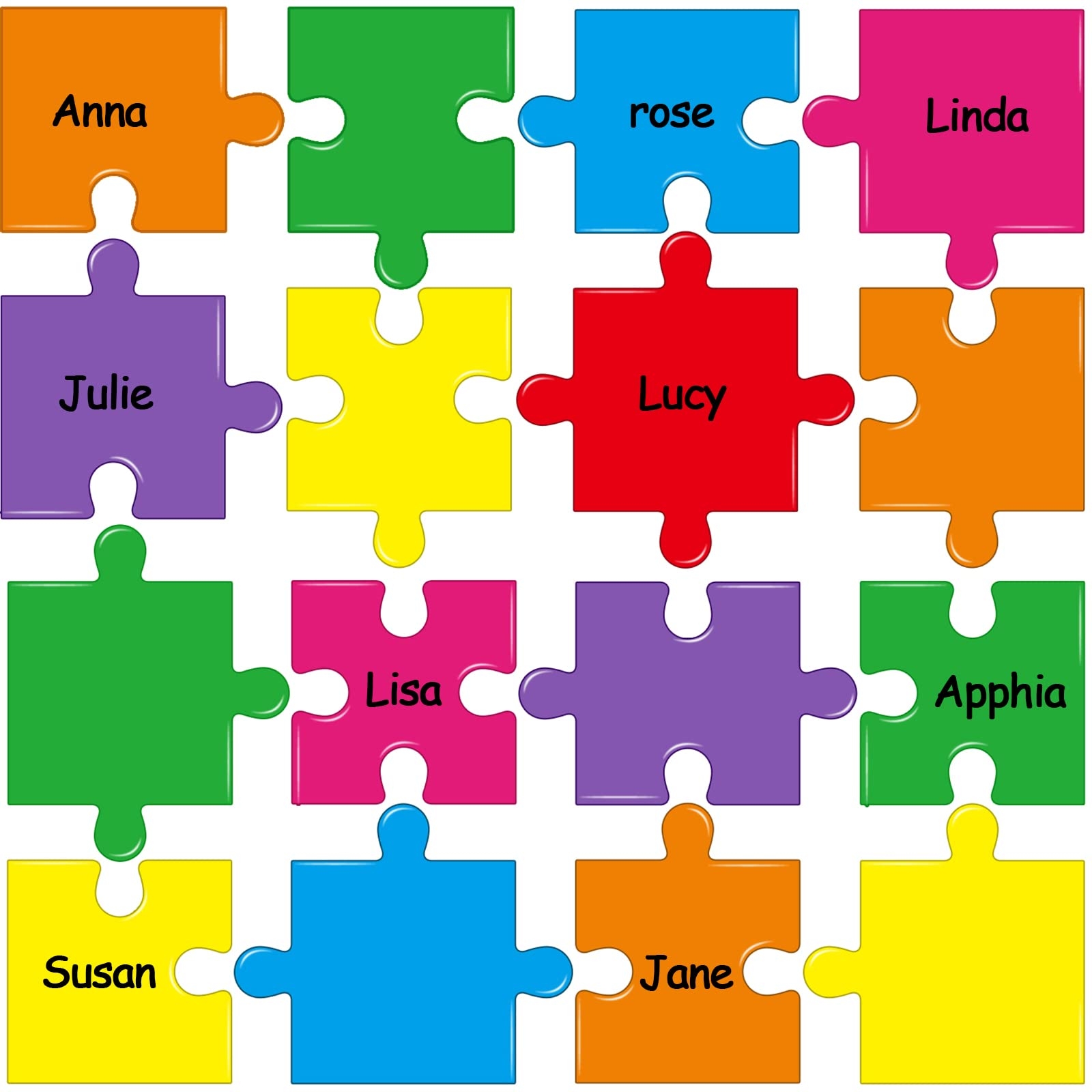 Amazon 64 Pcs Puzzle Pieces Cutouts Colorful Puzzle Pieces Accents Bulletin Board For Classroom Decor Back To School Craft Playroom Baby Kids 