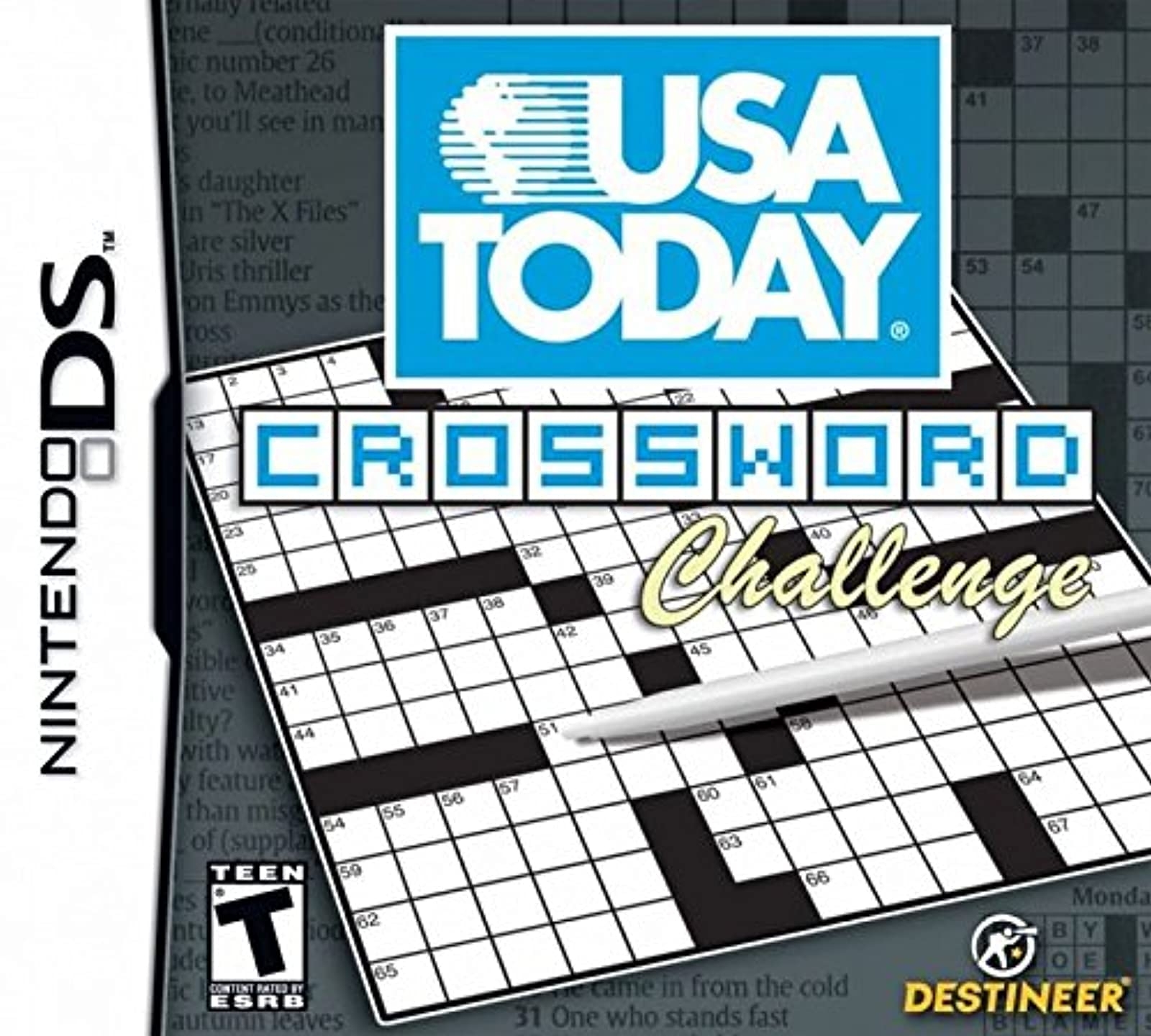 Amazon USA Today Crossword Challenge Nintendo DS Video Games