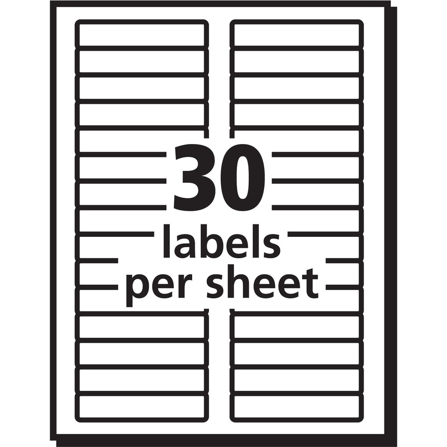 Avery TrueBlock File Folder Labels