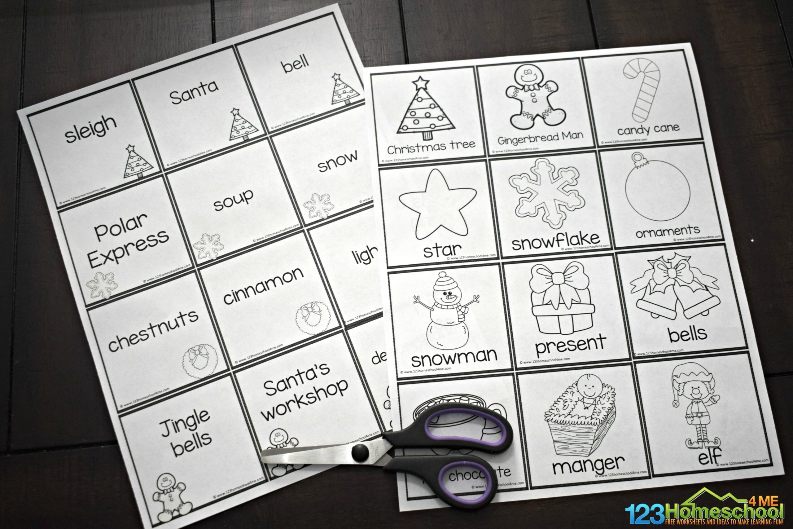  Christmas Pictionary For Families With FREE Printable Words