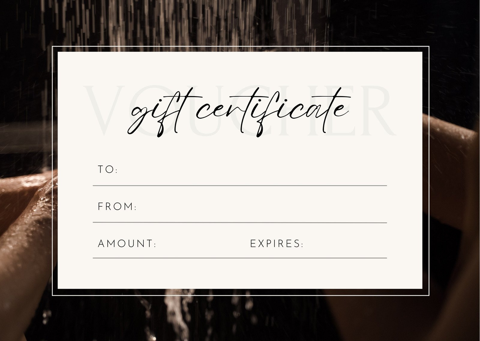 Free Printable Gift Certificate Templates To Customize Canva