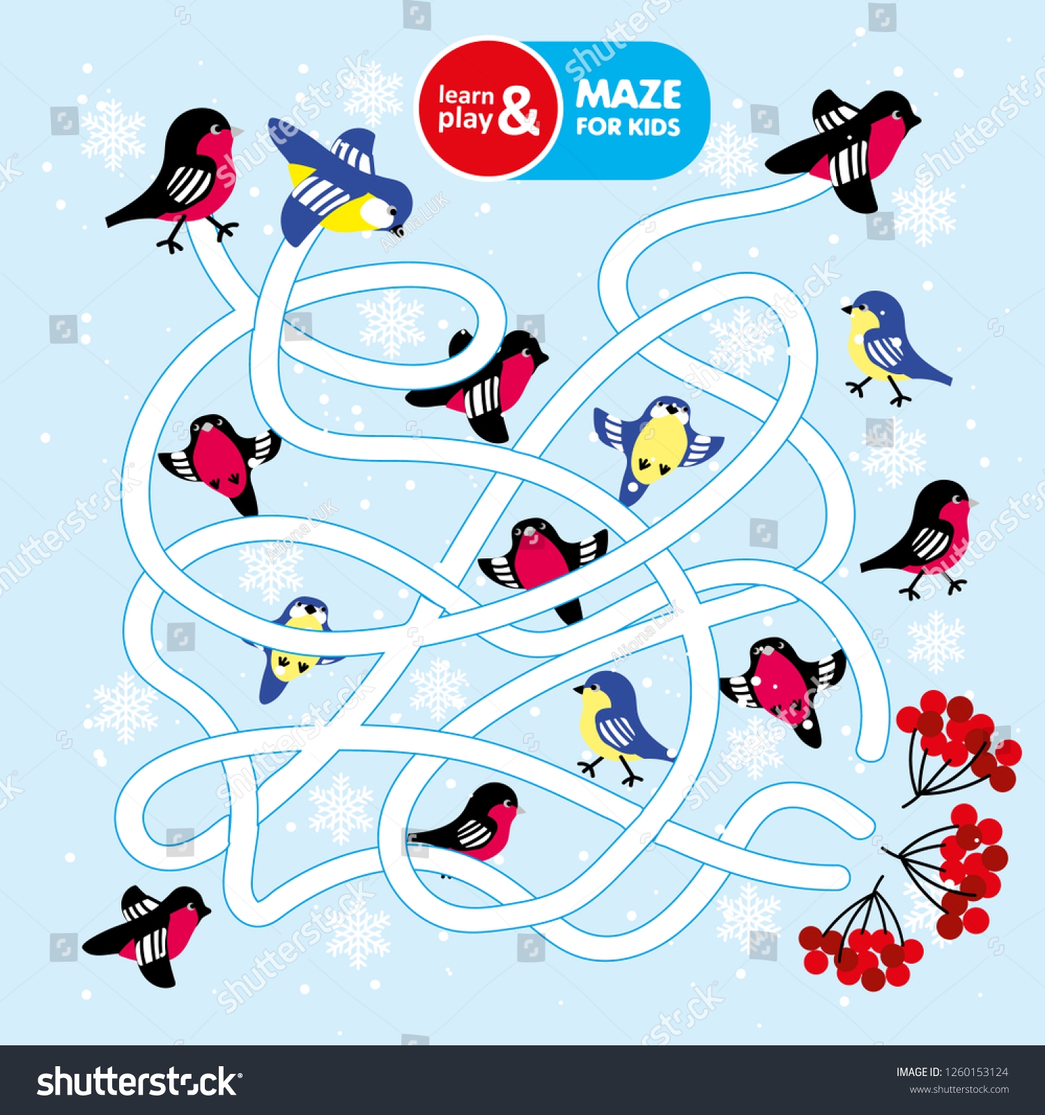 Kids Vector Maze Game Puzzle Printable Stock Vector Royalty Free 