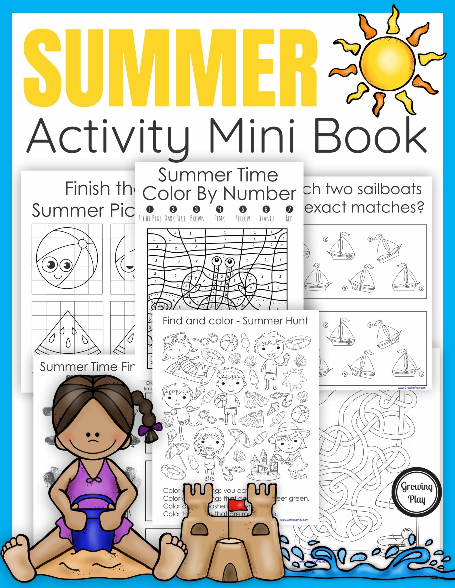 Summer Puzzle Book Summer Puzzle Book