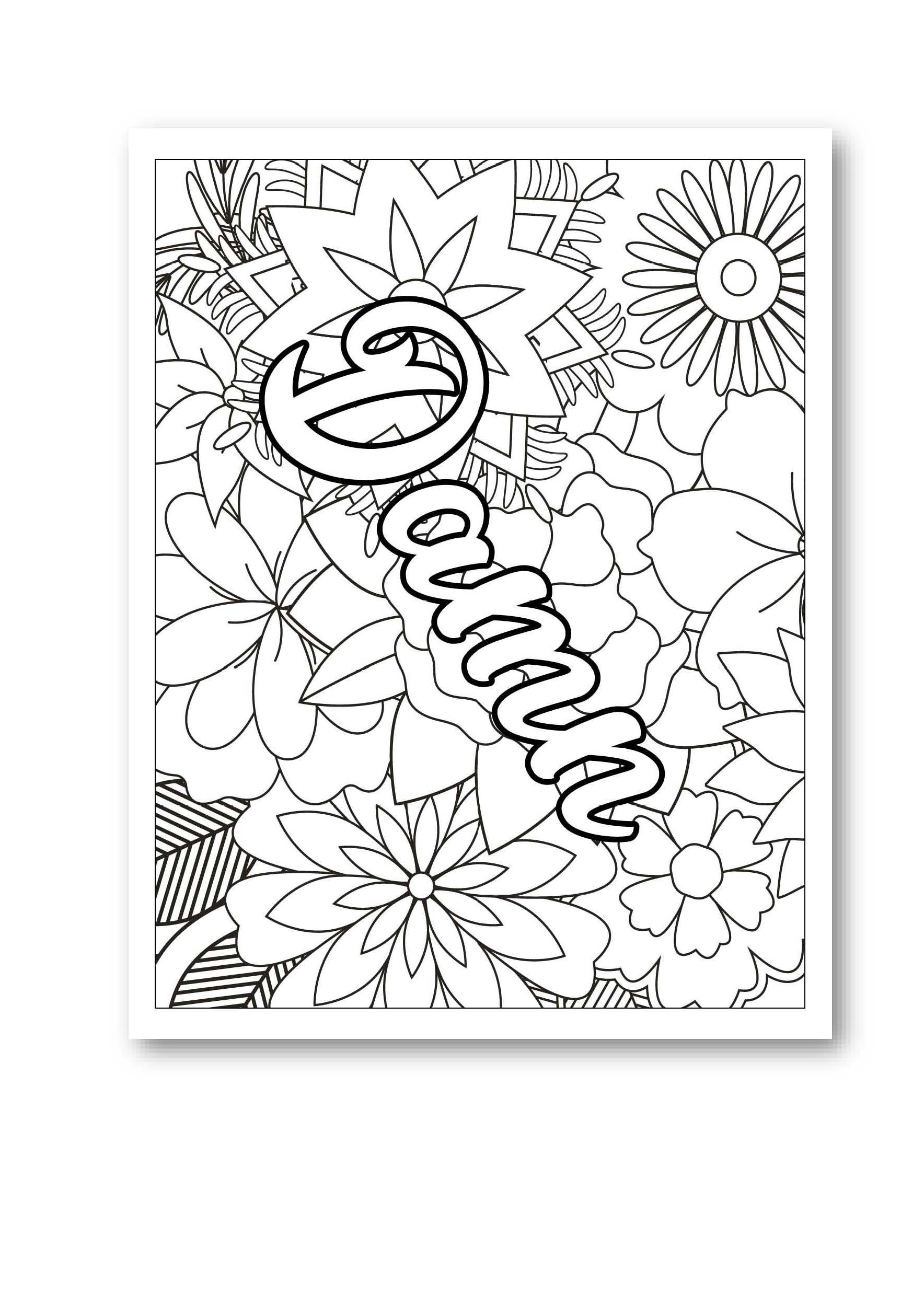 Unique Coloring With Swear Words Funny Easy Mandalas Coloring 
