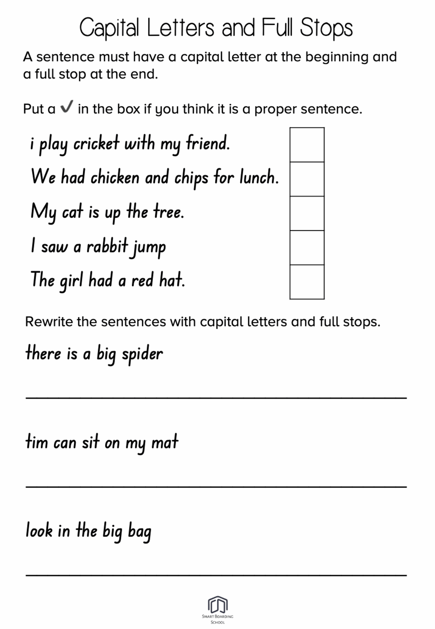 23 Capital Letters English ESL Worksheets Pdf Doc Worksheets Library