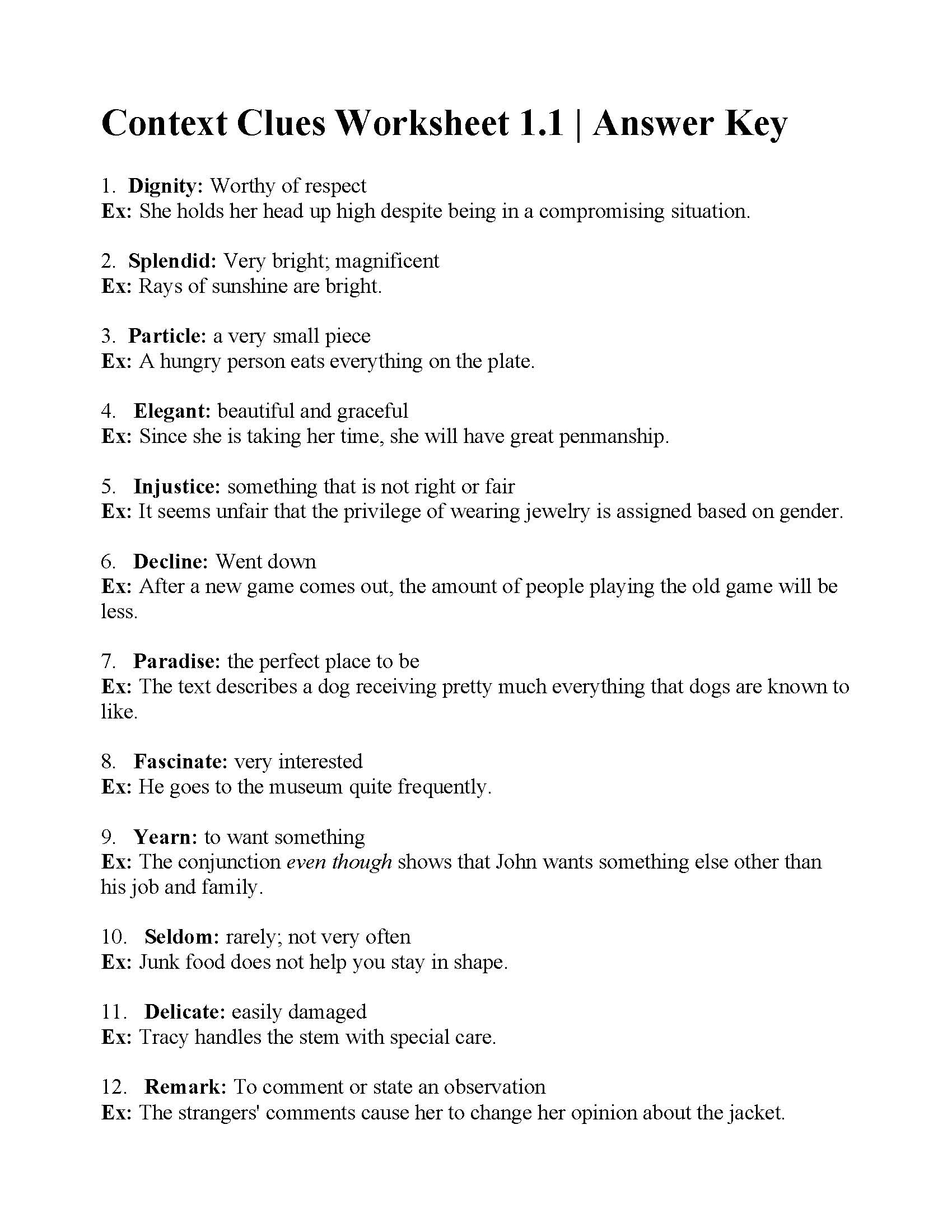 38 Interesting Context Clues Worksheets Kitty Baby Love