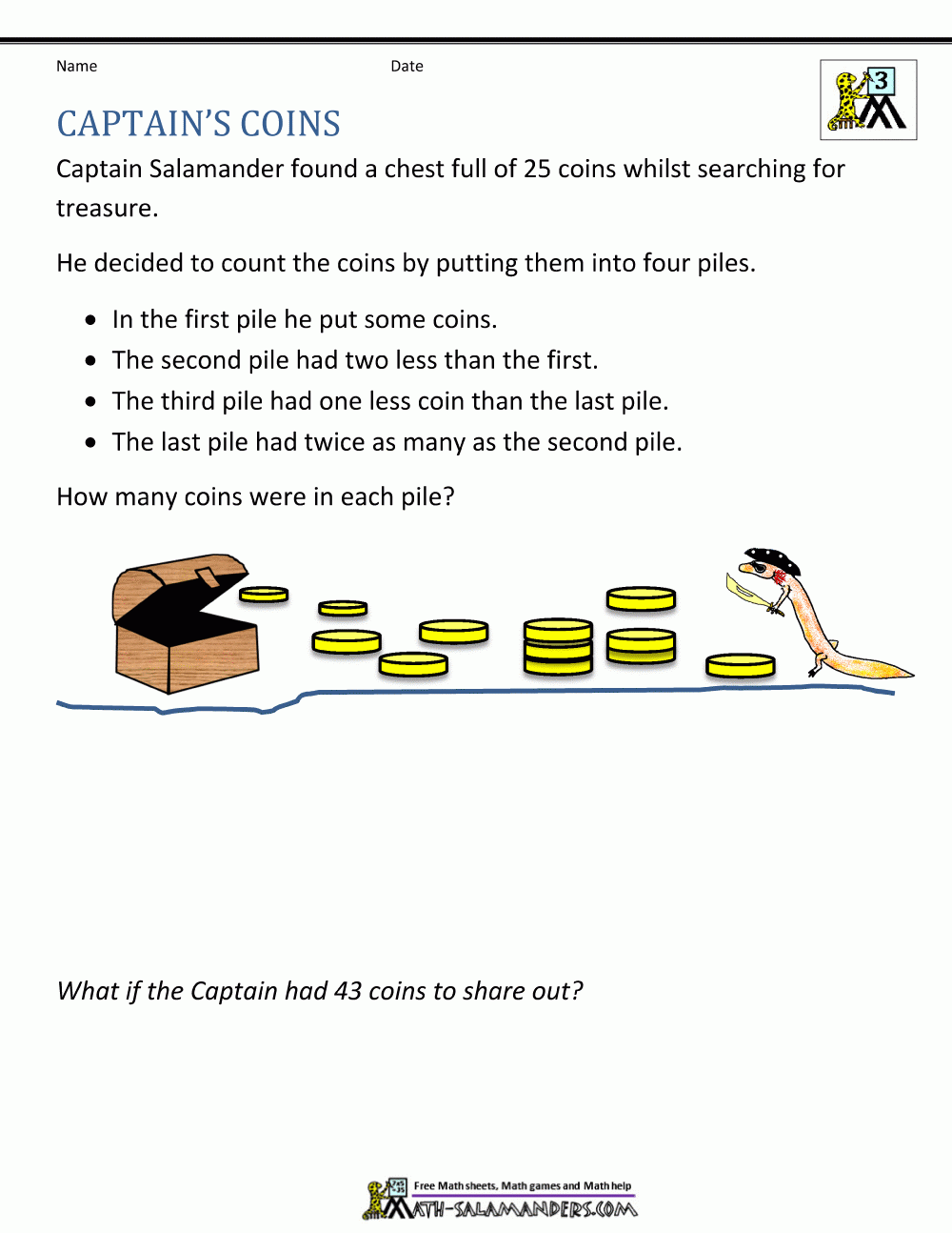 3rd Grade Math Problems
