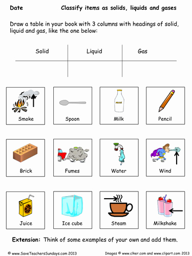 50 Three States Of Matter Worksheet Chessmuseum Template Library