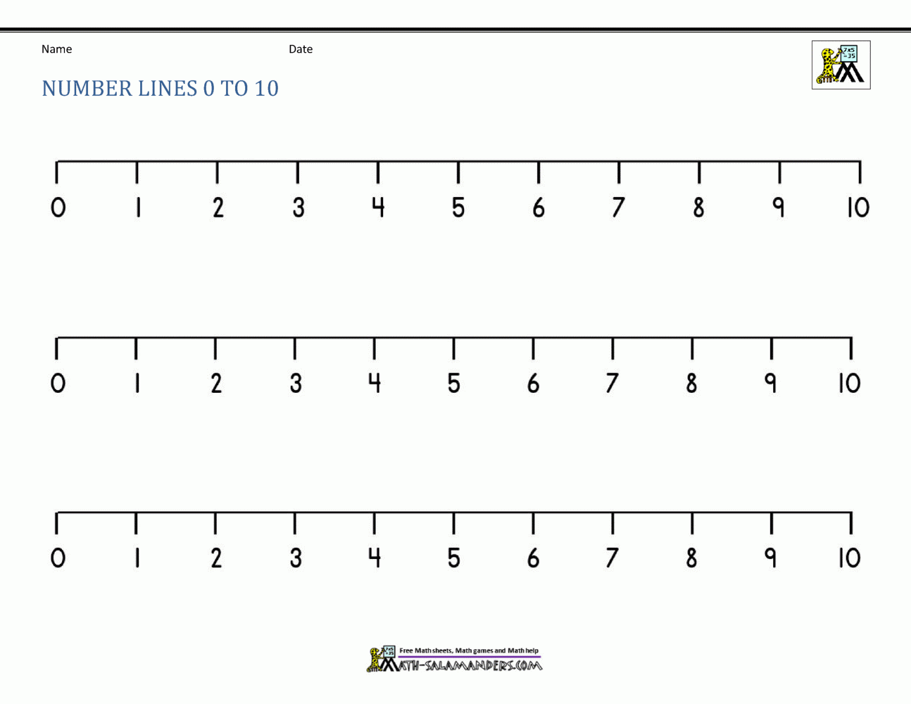 6 Best Images Of Printable Number Line 1 10 Printable Number Line 1 Images