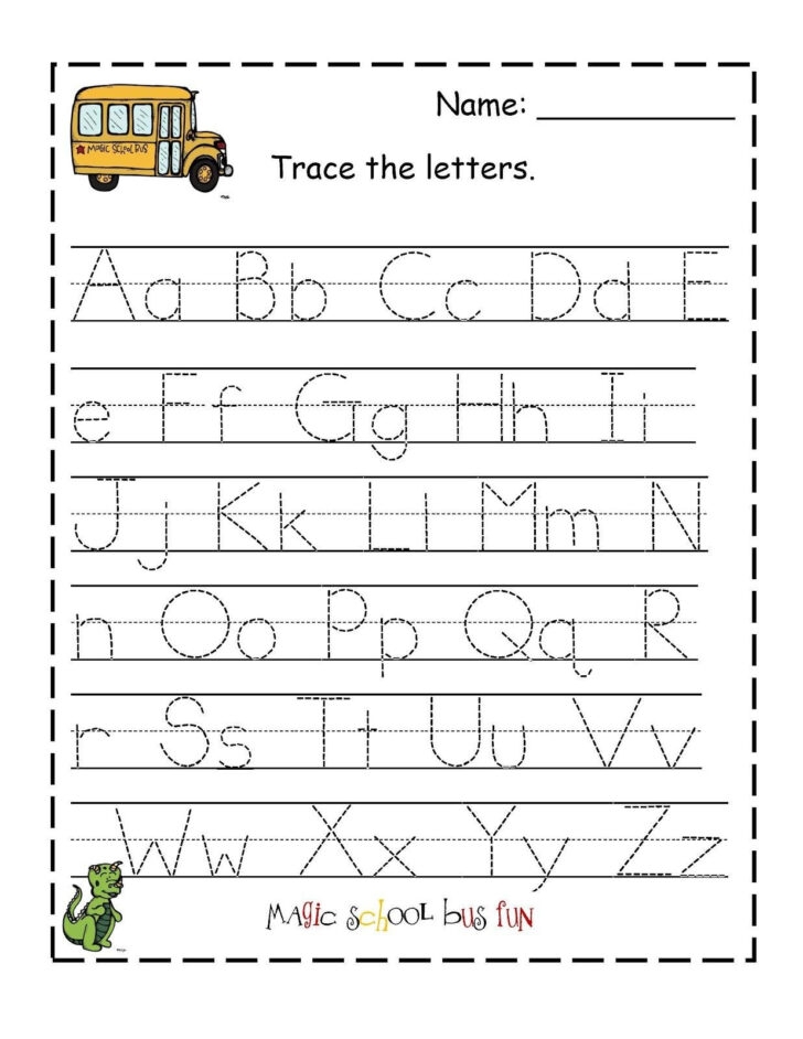 Abc Tracing Free Printables ABC Tracing Worksheets