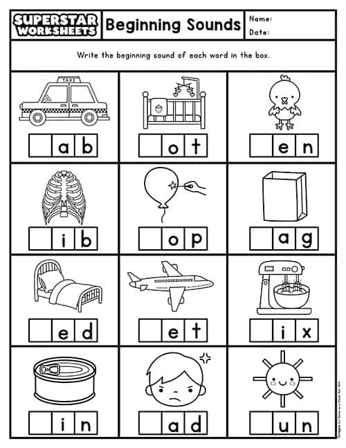 Beginning Sounds PL BL CL Worksheet Have Fun Teaching Worksheets 