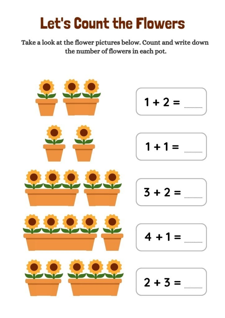 Best LKG Worksheets Maths With Answers Pdf Download