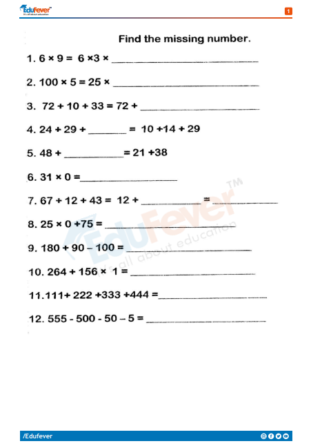 CBSE Class 5 Maths Worksheet