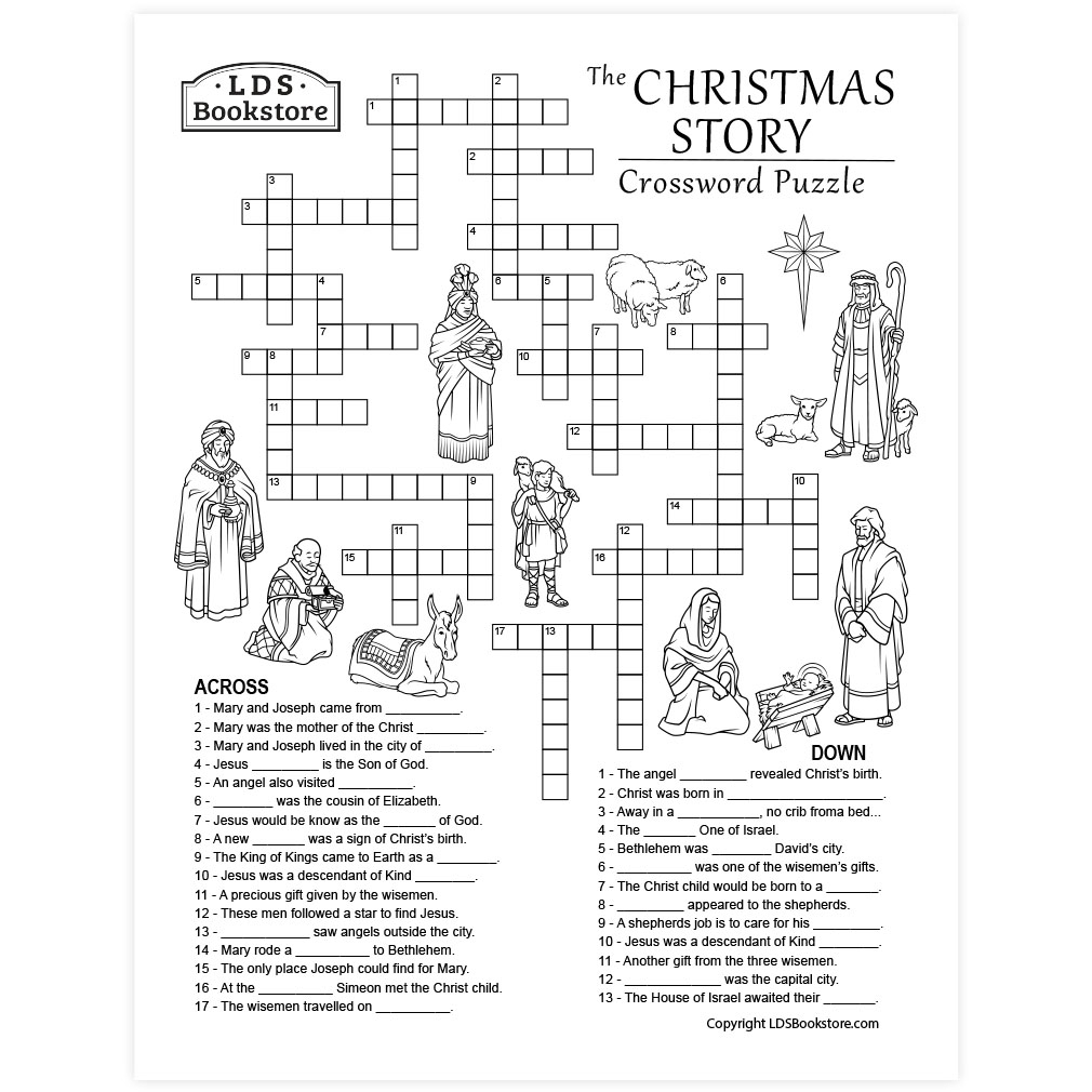Christmas Crosswords Printable