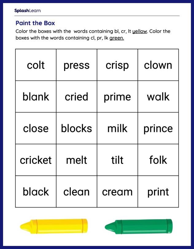 Consonant Blends Worksheets Consonant Blends Worksheets Blends My XXX
