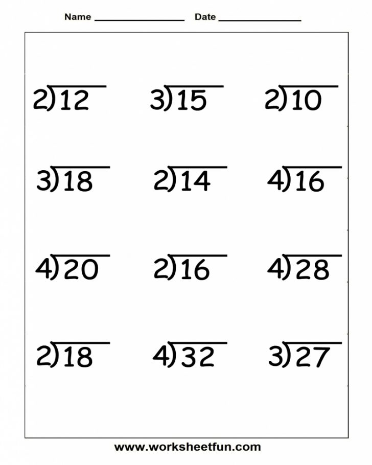 Division For 5th Graders Worksheets