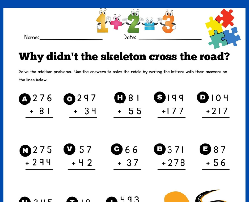 Download Free 3 Digits Addition Worksheets With Regrouping For Class 3 
