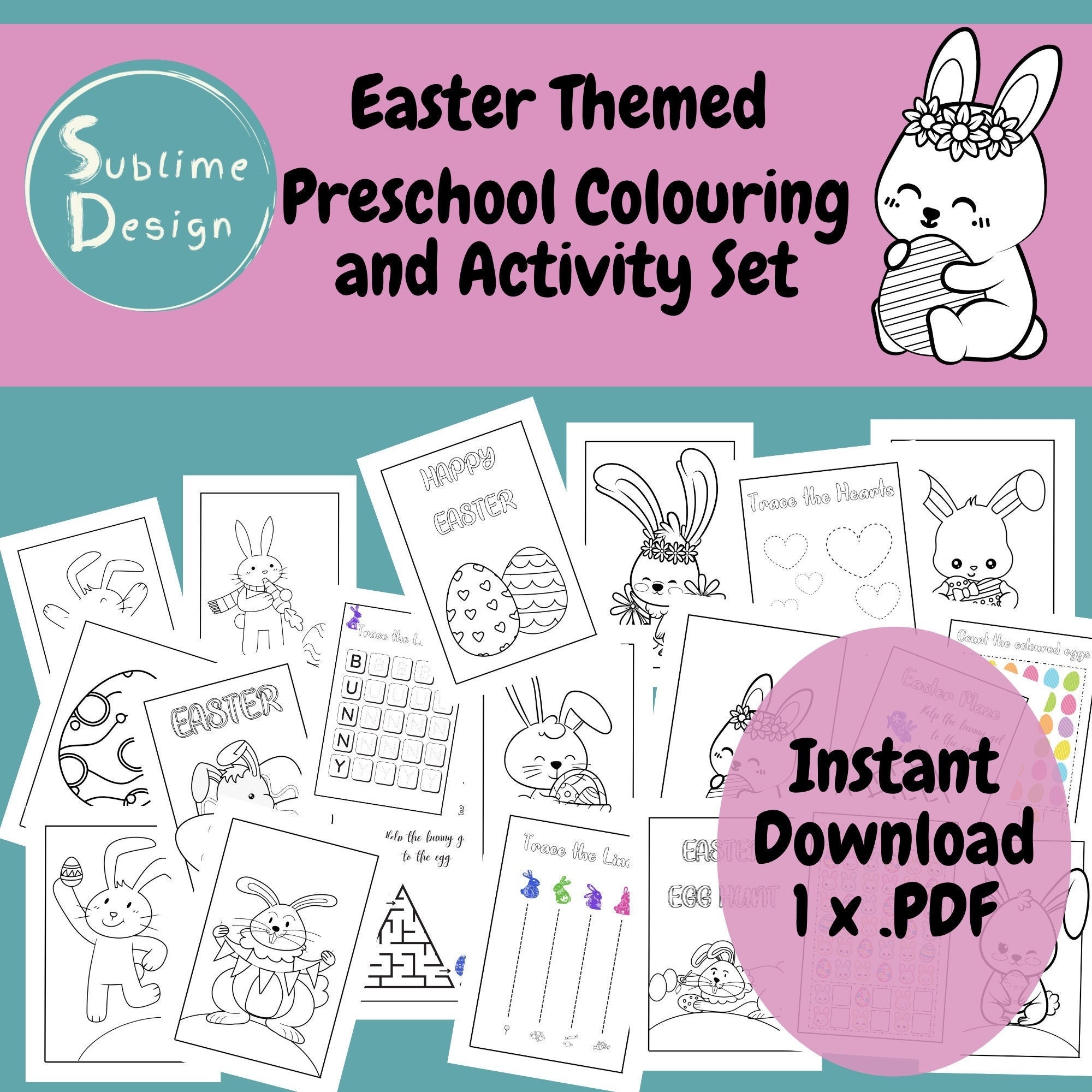 Easter Worksheets For Kids Worksheets Library