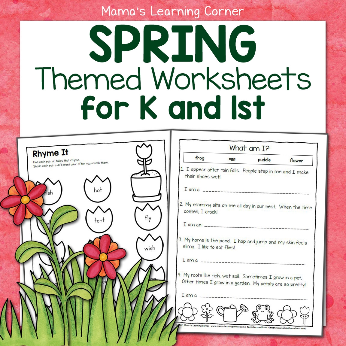Engaging Spring Worksheets For Kindergarten Fun Learning Activities