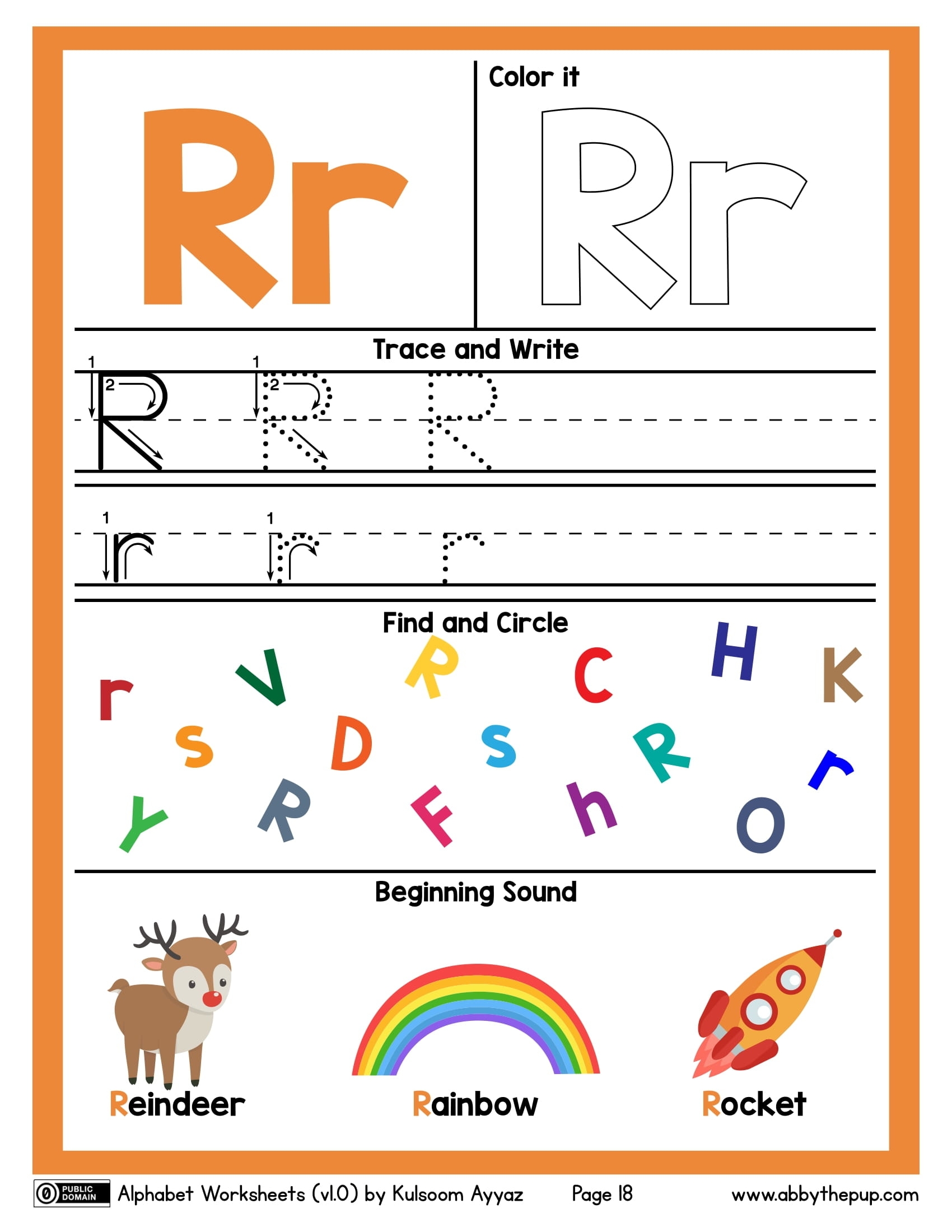 English Preschool Tracing Letter R Worksheet 18 Worksheets Library