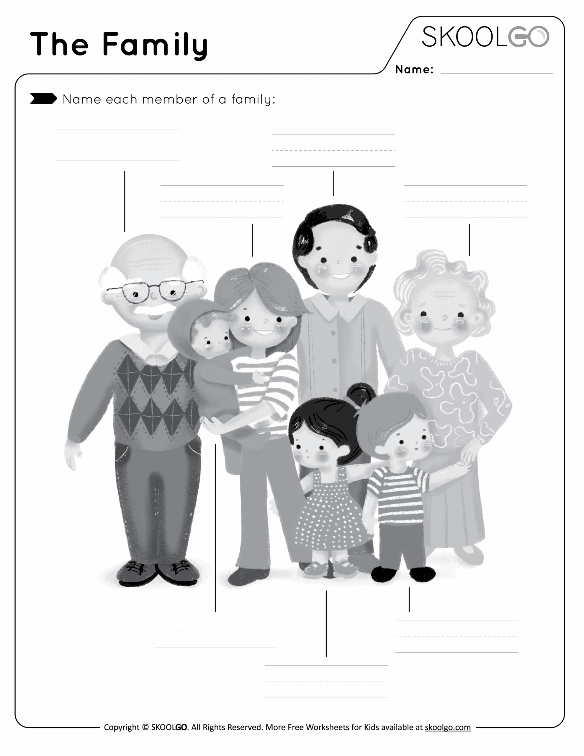 Family Members Kindergarten Worksheet Kindergarten Worksheets