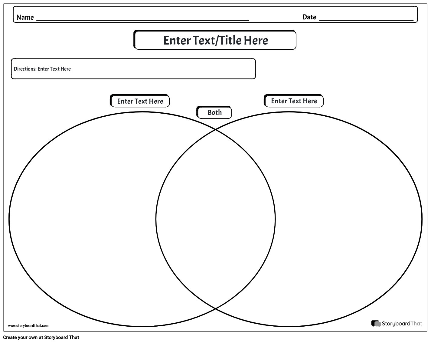 Free Venn Diagram Maker Printable Customizable Examples Worksheets 