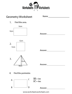 Geometry Worksheets Worksheets Worksheets