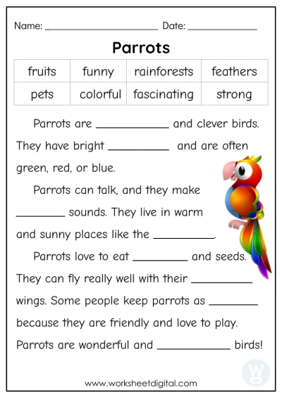Grade 2 English Worksheet Digital Worksheets Library