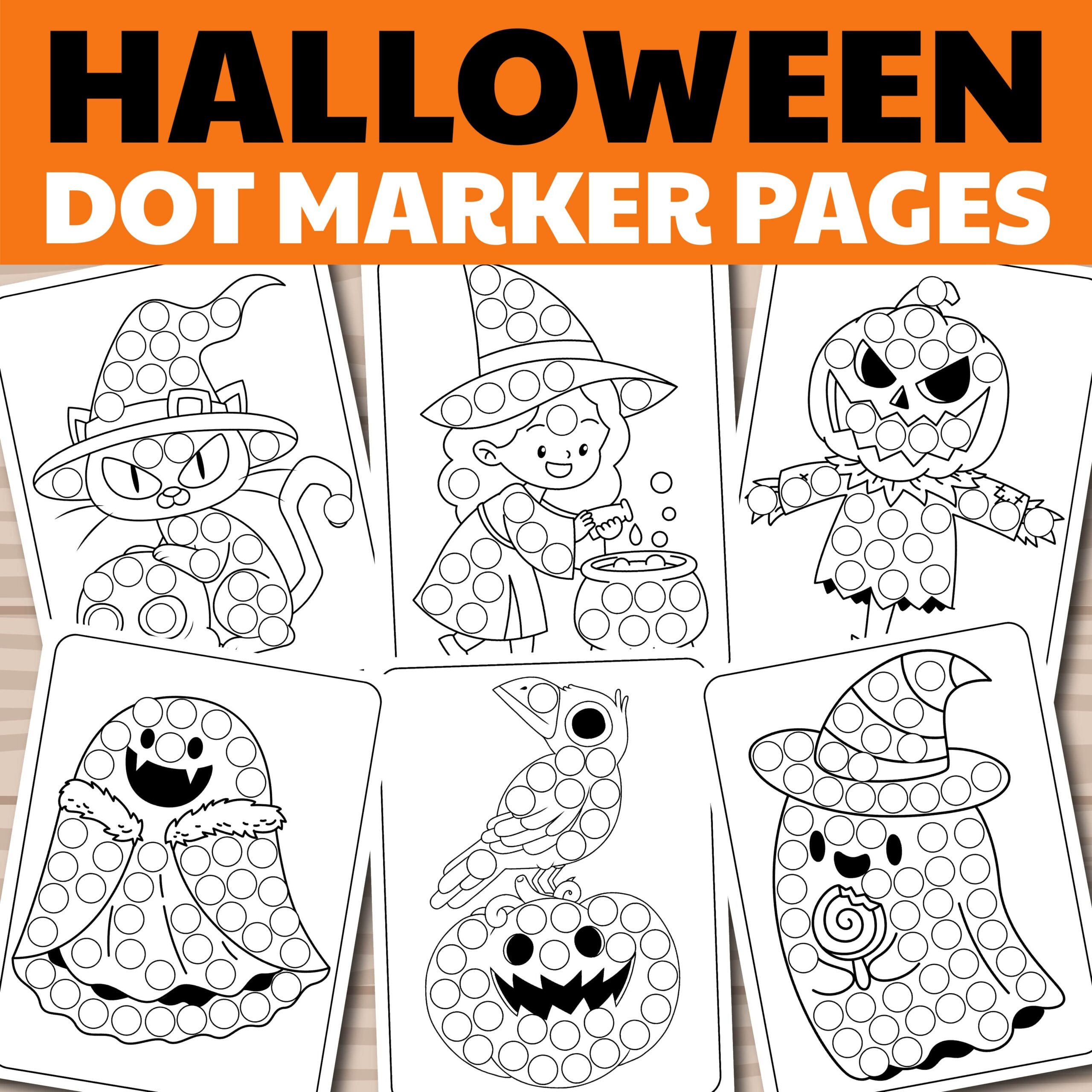 Halloween Dot Marker Printable Dot Markers Activity Dot Marker 