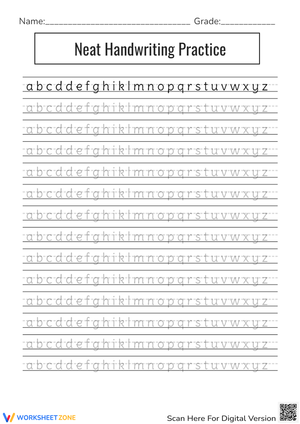 How To Improve Your PRINT Handwriting Worksheets Library