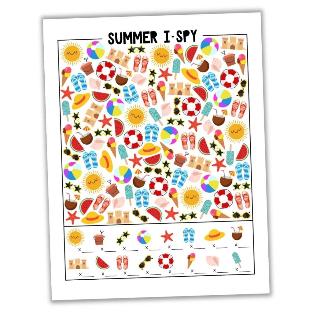 I Spy Farm Animals Free Worksheet SKOOLGO Worksheets Library