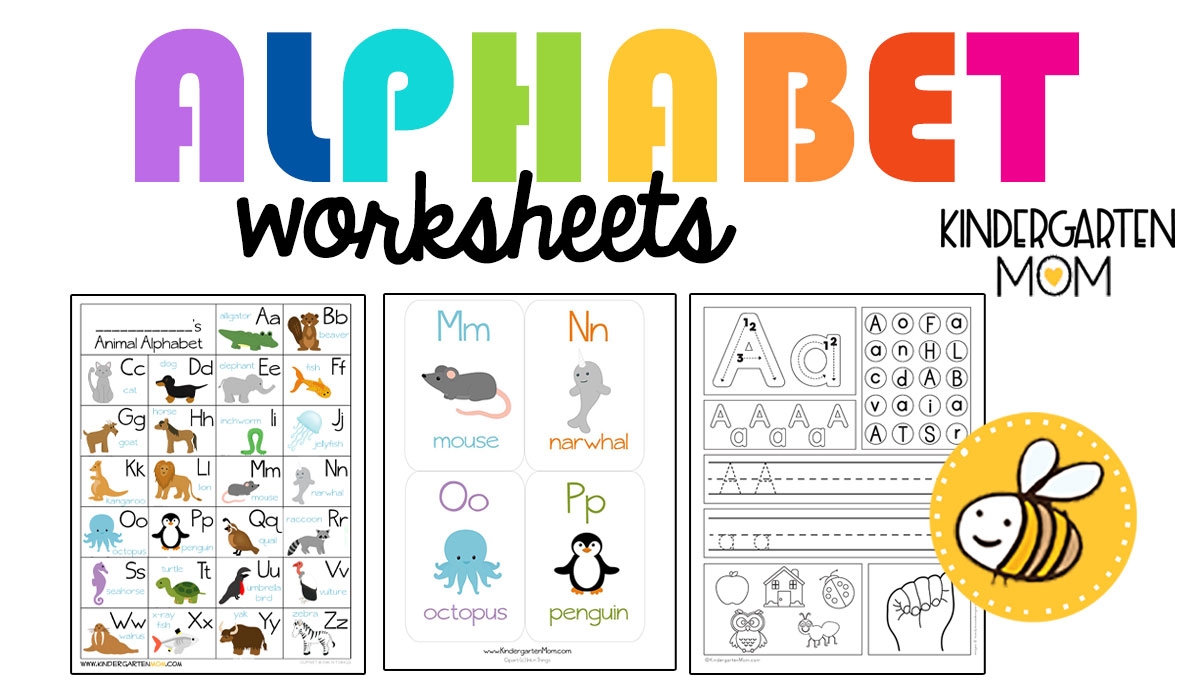 KindergartenAlphabetWorksheets Kindergarten Mom