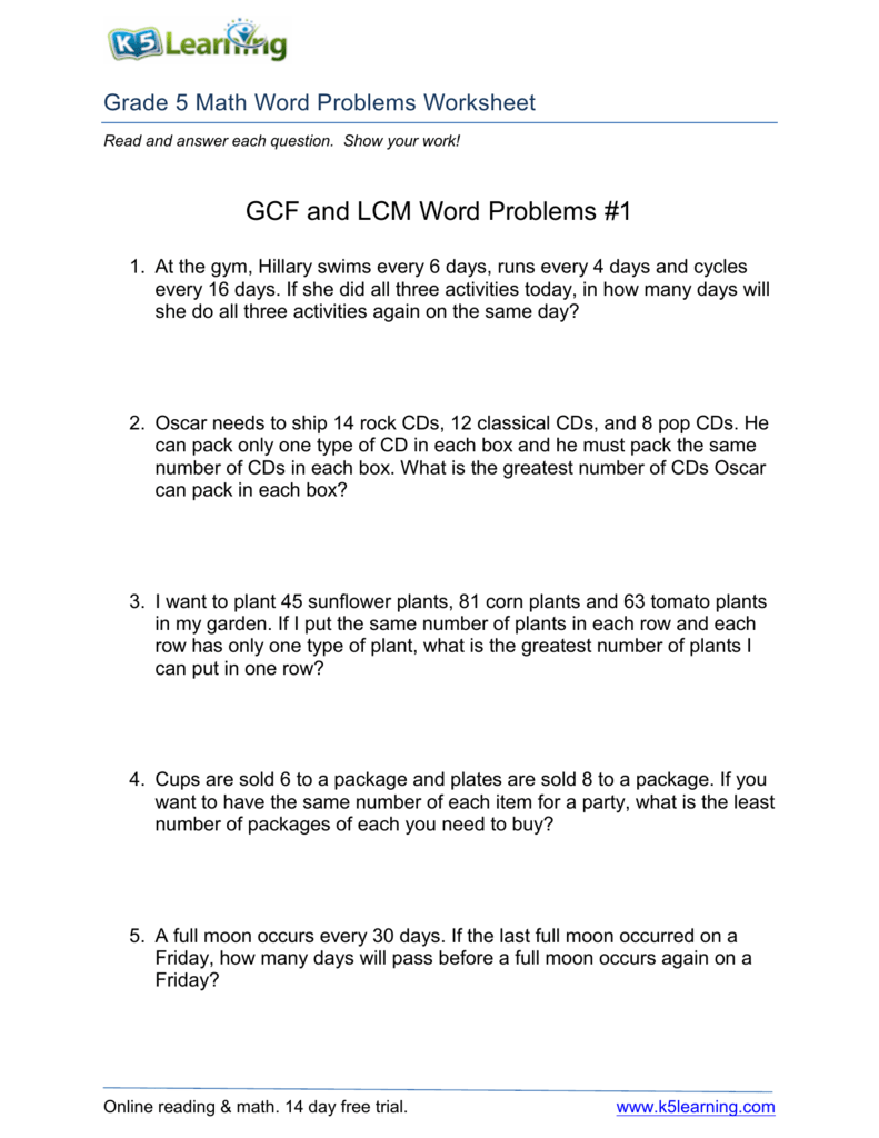  Lcm And Hcf Worksheet Free Download Gmbar co