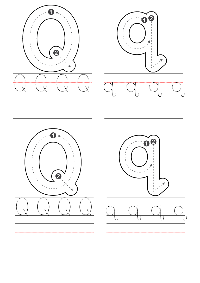 Letter Q Worksheet