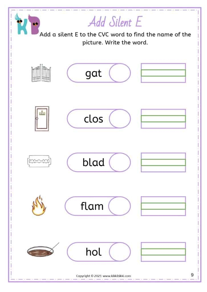 Magic E Worksheets For Kids Online SplashLearn Worksheets Library