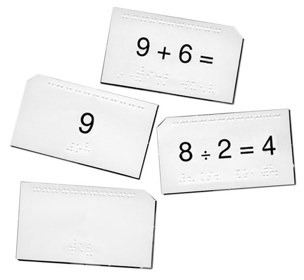Math Drill Cards Multiplication Cards Nemeth American Printing House