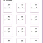 Multiplication Worksheet Grade 2 Multiplication Worksheets
