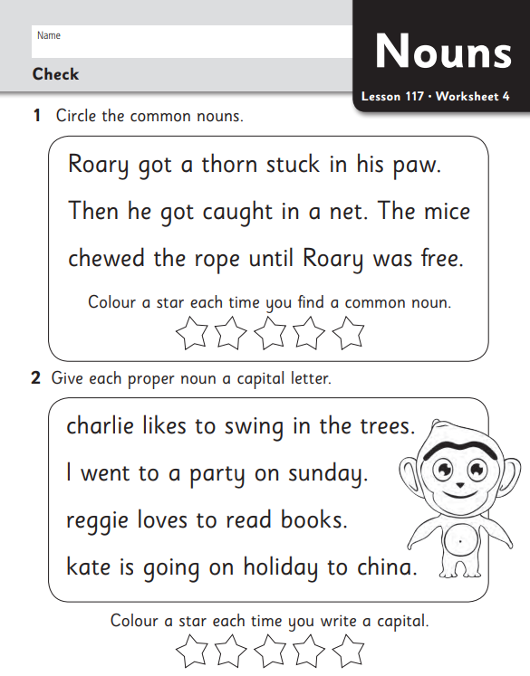 Noun Worksheets Worksheets Library