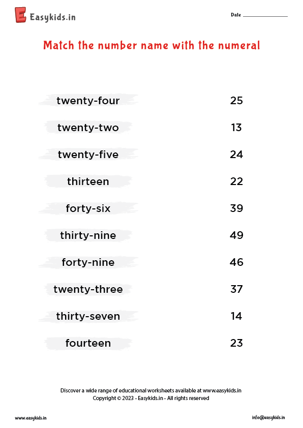 Number Names Worksheet UKG Worksheet Worksheets Library