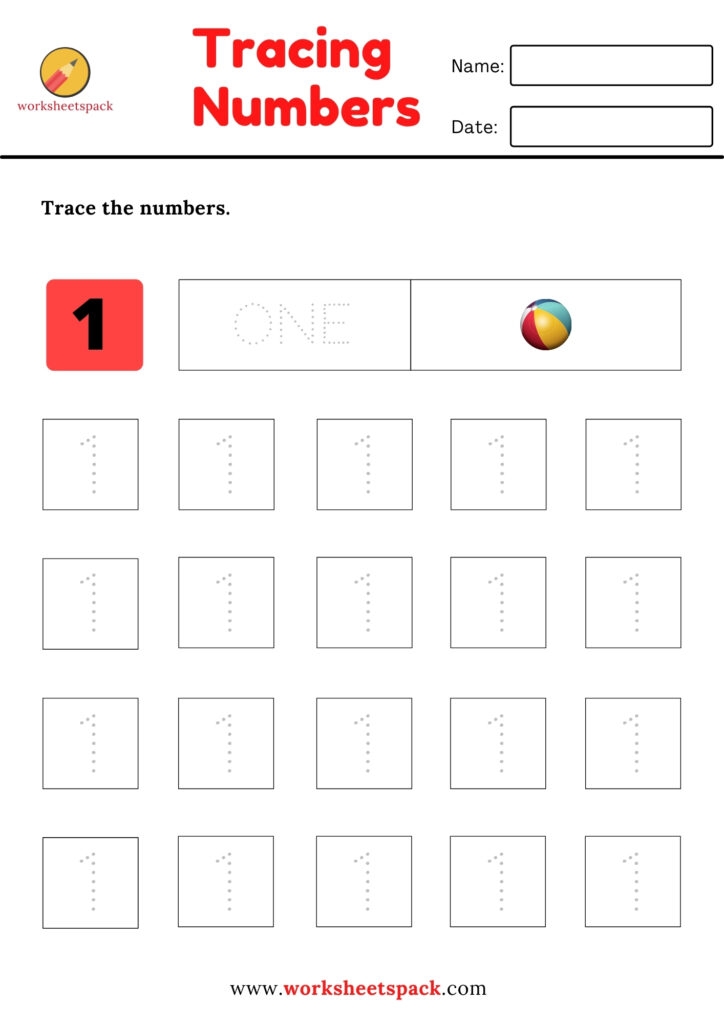 Number Tracing Worksheets Worksheetspack