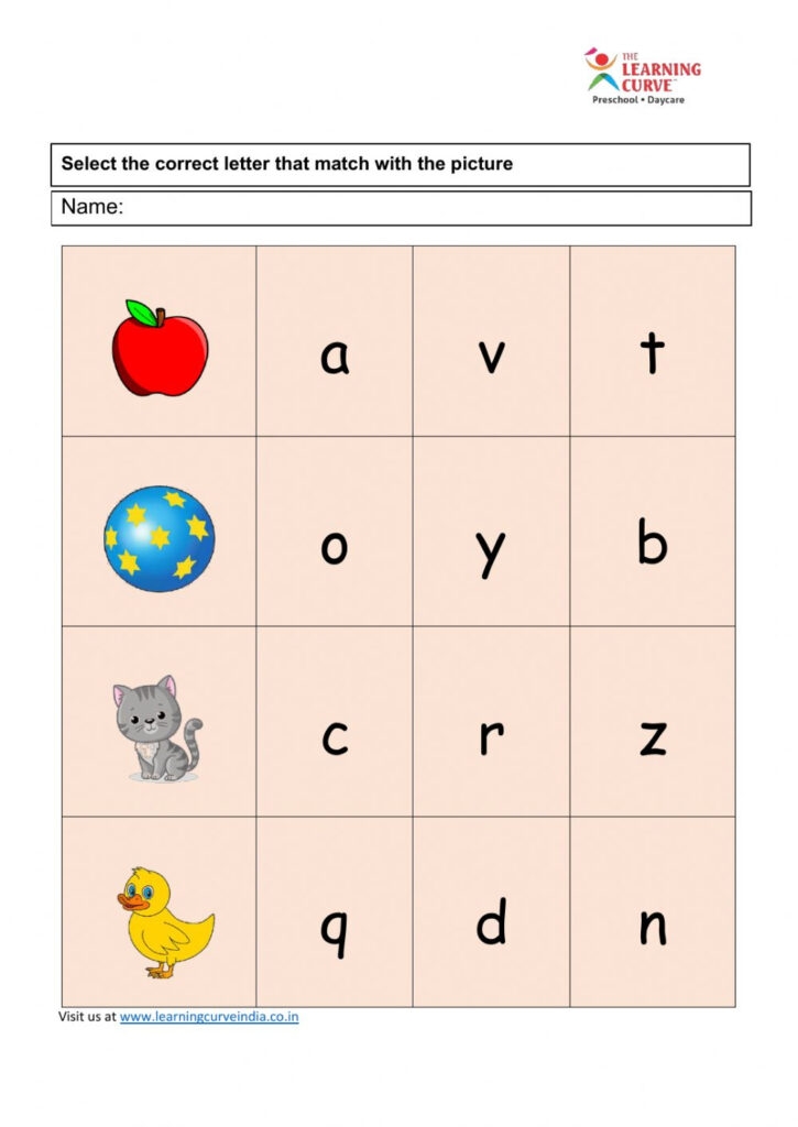 Nursery English Worksheet Final Worksheet Language Worksheets